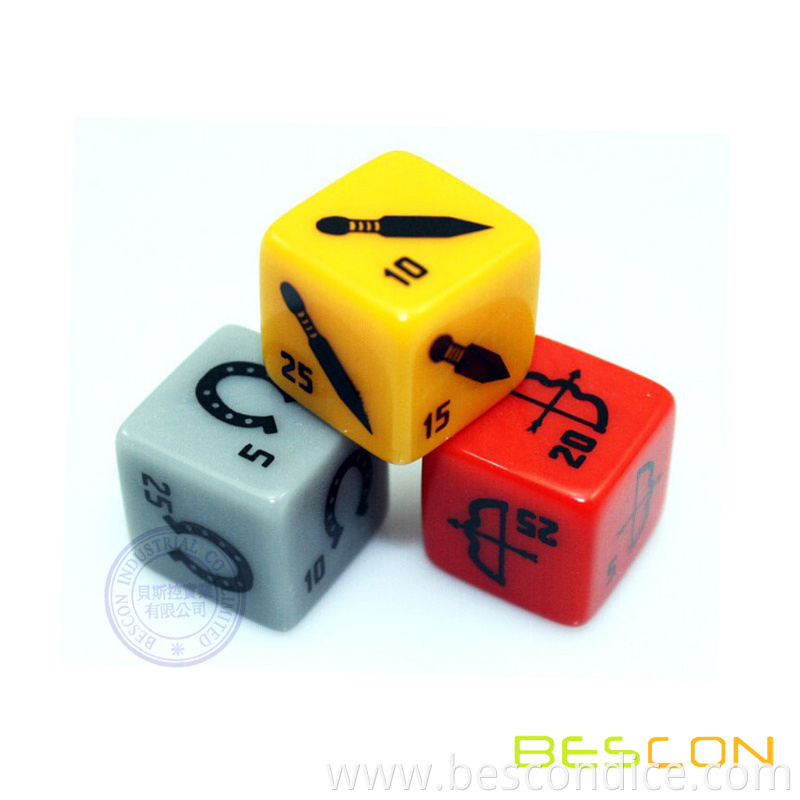 Colorful Printing Dice Colorful Printing Dice